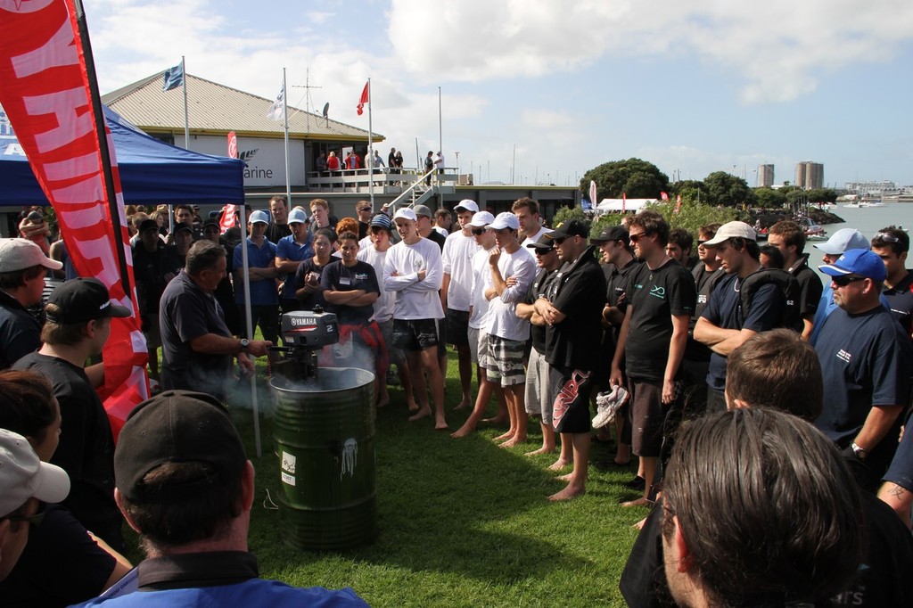 The Yamaha Briefing - 2012 Marine Trades Challenge © Richard Gladwell www.photosport.co.nz